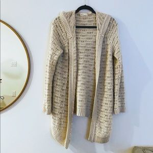 Anthropologie Sleeping in Snow Sweater